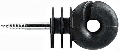 Izolator okrągły Eco z wkrętem do drewna fi 5 Pomelac - Cavalo